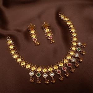 Eloria Antique Gold Necklace
